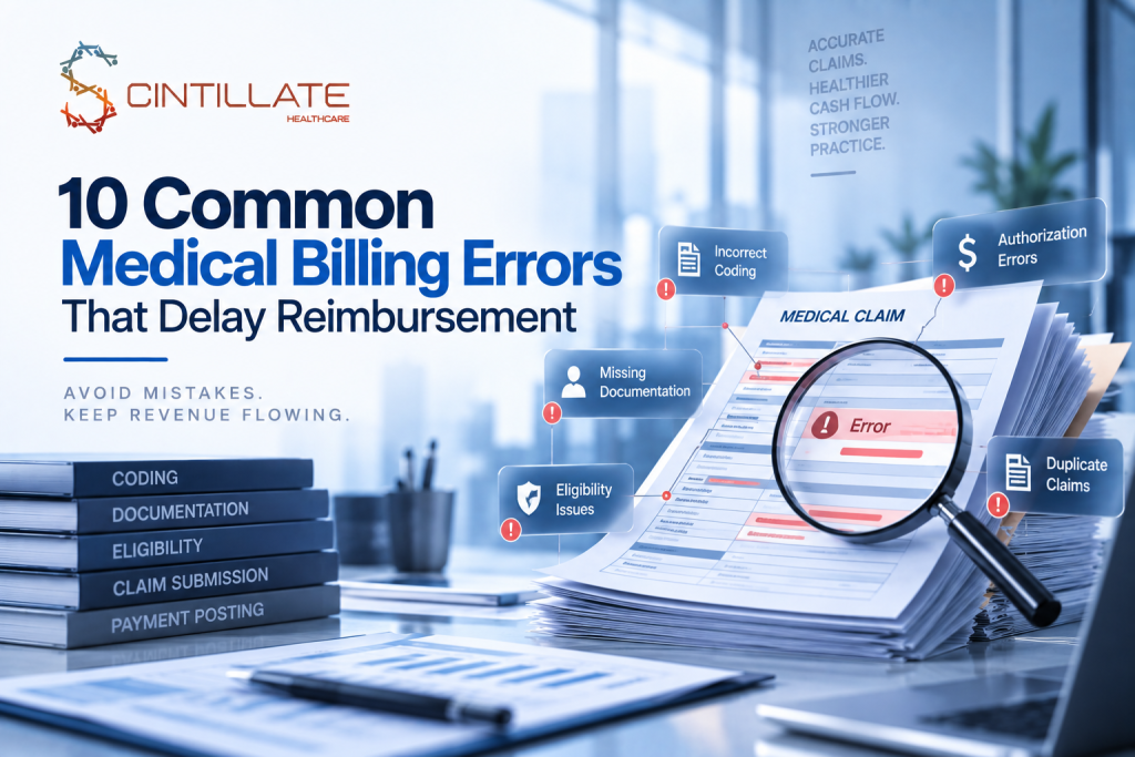 Banner of blog 10 Common Medical Billing Errors That Delay Reimbursement